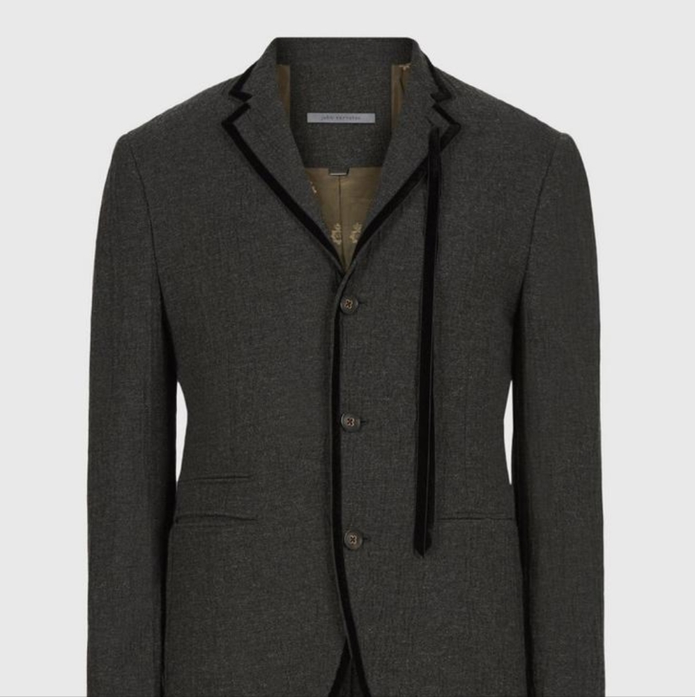 JOHN VARVATOS SLIM FIT NOTCH LAPEL JACKET WITH TRIM TAPES - NWT